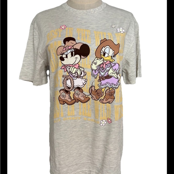 Disney Tops - Disneyl Walt Disney world. Minnie & Daisy Cowgirls Best In The West T-shirt Ne